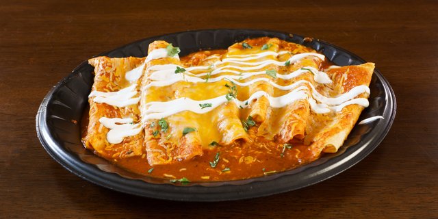 Half-Dozen Cheese Enchiladas