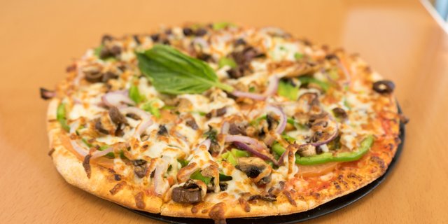 Just Veggie Pizza