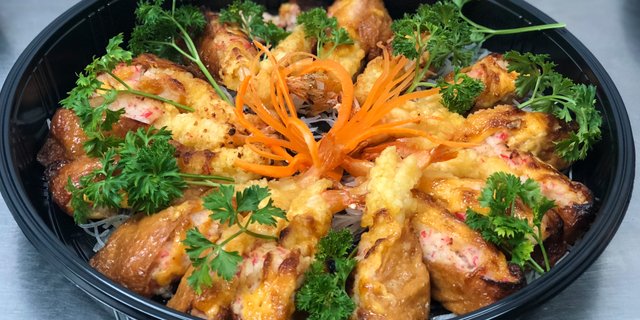 Inari Shrimp Platter