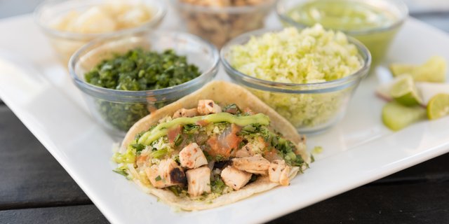 Build-Your-Own Chicken Tacos