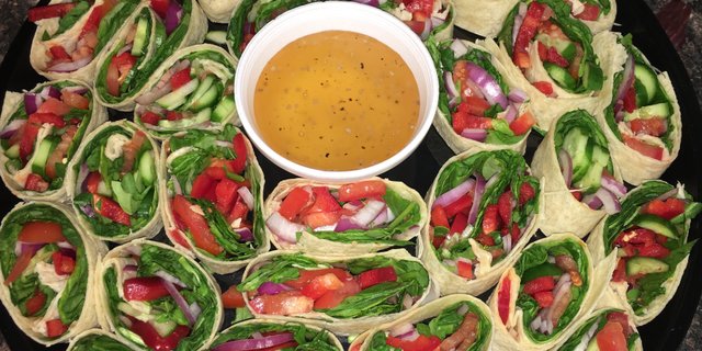 Vegetarian Pinwheels