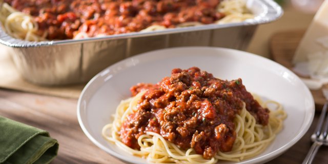 Spaghetti w/ Meat Sauce