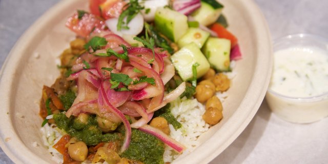 Chickpea Chana Rice Bowl