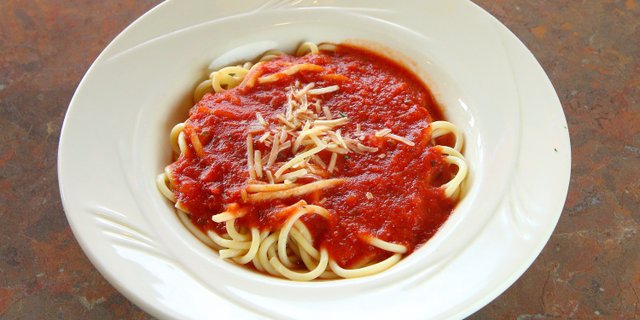 Spaghetti w/ Marinara Sauce