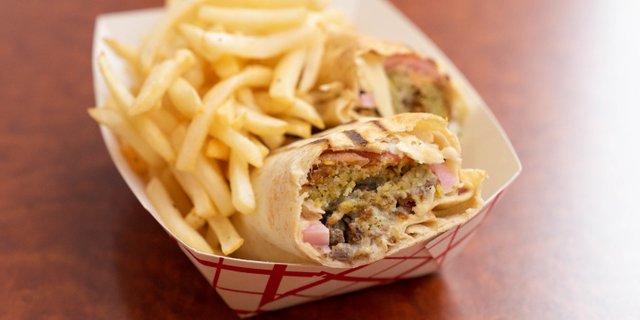 Falafel Roll-Up Combo