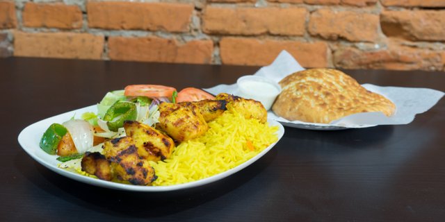 Chicken Kabob Platter