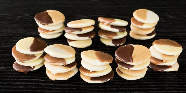 Two-Tone Mini Cookies