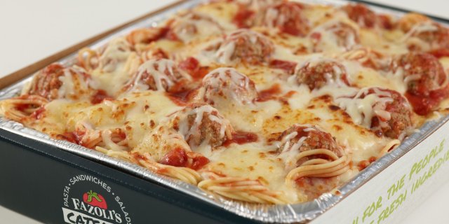 Baked Spaghetti w/ Meatballs