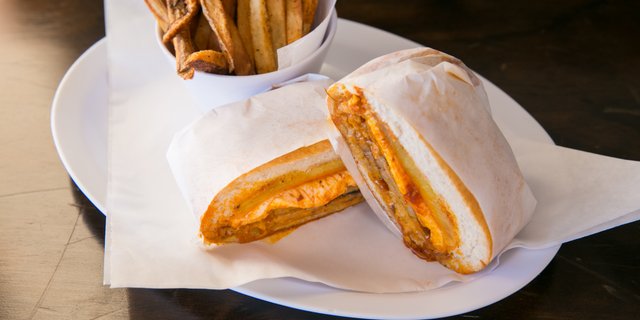 Pineapple Pork Sandwich
