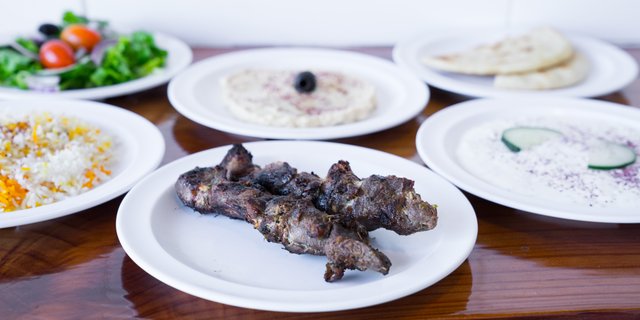Lamb Kabob Plate