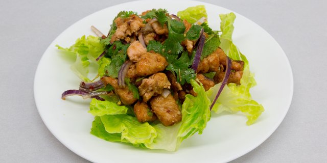 Larb Salmon Salad