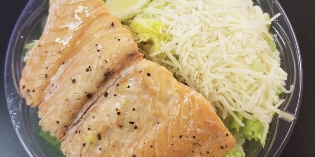 Salmon Caesar Salad