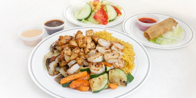 Simple Hibachi Chicken & Shrimp Package