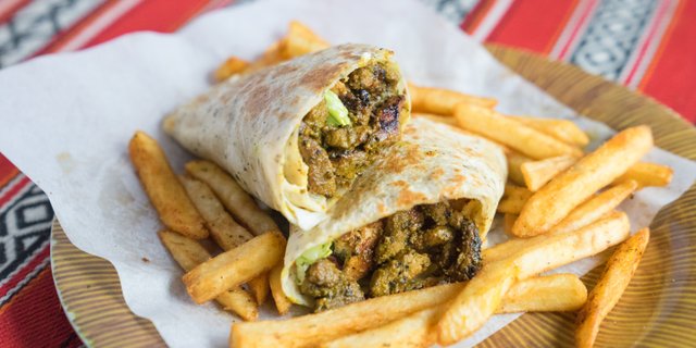Beef Shawarma Wrap