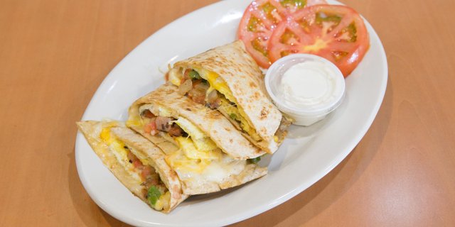 Western Omelet Wrap