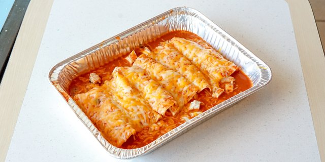 Half-Dozen Chicken Enchiladas