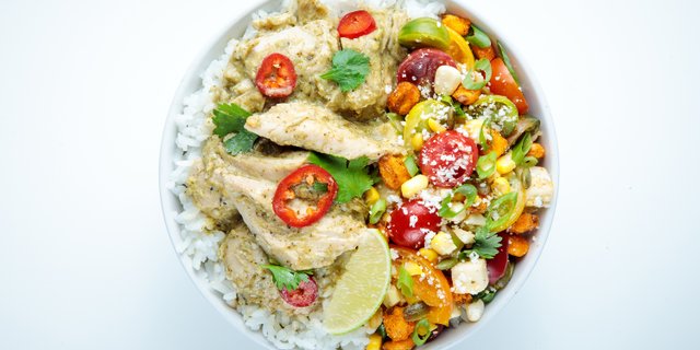 Hatch Green Chile Chicken Bowl