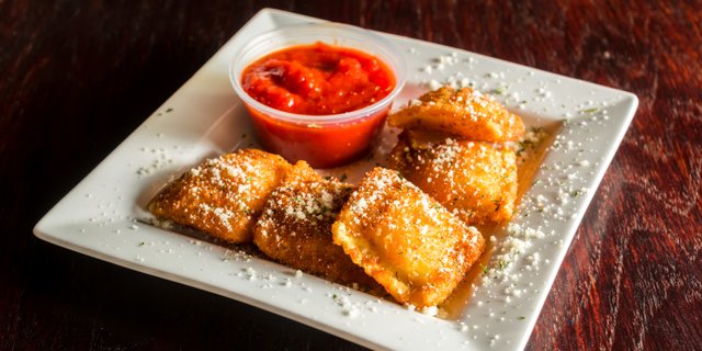 Toasted Cheese Ravioli
