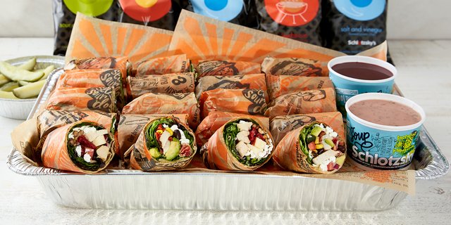 Salad Wrap Tray w/ Chips