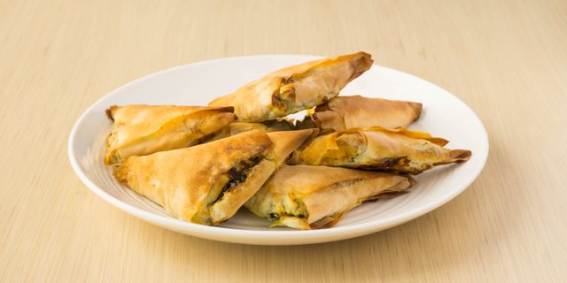 Spinach & Ricotta in Phyllo Dough