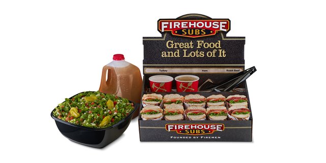 Deluxe Half Platter - Subs & Salad