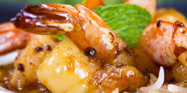 Pomegranate Shrimp