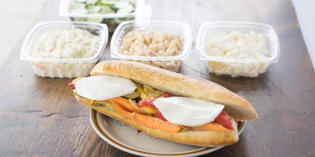 Grilled Veggie Deluxe Party Hero