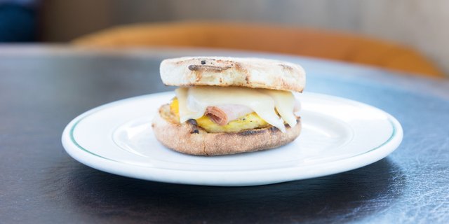 Ham Croissant Breakfast Sandwich