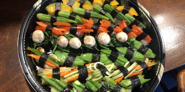 Vegetarian Nigiri Platter