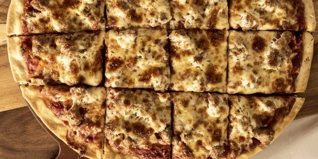 Thin-Crust Cheese Pizza