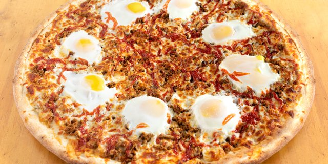 Scrapple Pie Pizza
