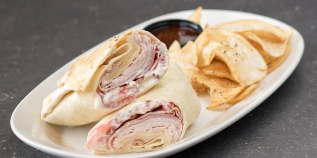 Ham & Swiss Wrap