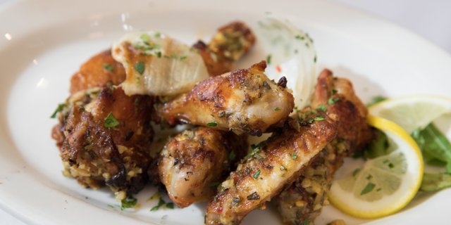 Coal-Fired Limoncello Wings