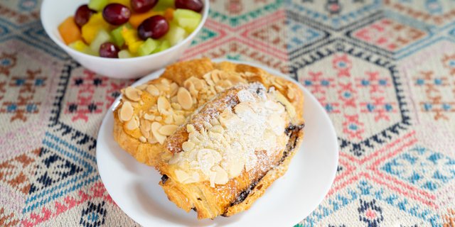 Specialty Croissants & Fruit Salad