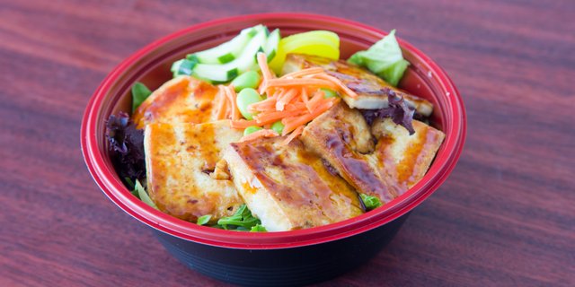Grilled Tofu & Vegetable Donburi