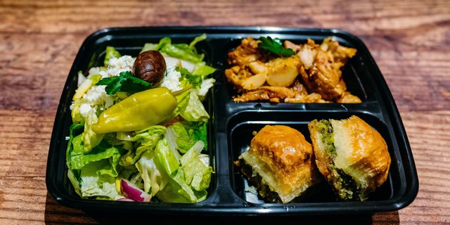 Gyro & Baklava Boxed Lunch