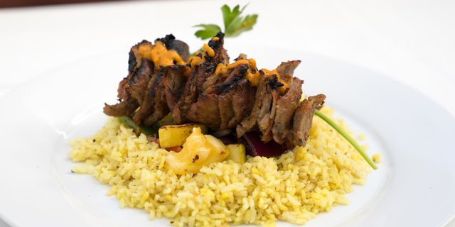 Gyro Meat Kabob Lunch Box