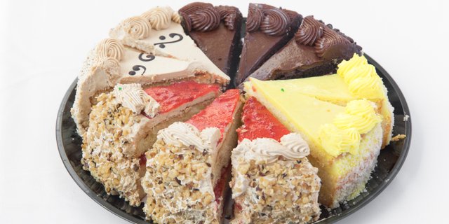 Sliced Cake Tray