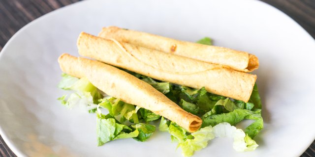 Crispy Chicken Flautas
