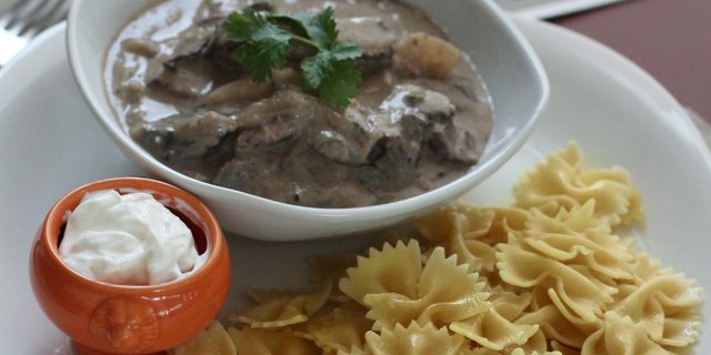 Beef Stroganoff
