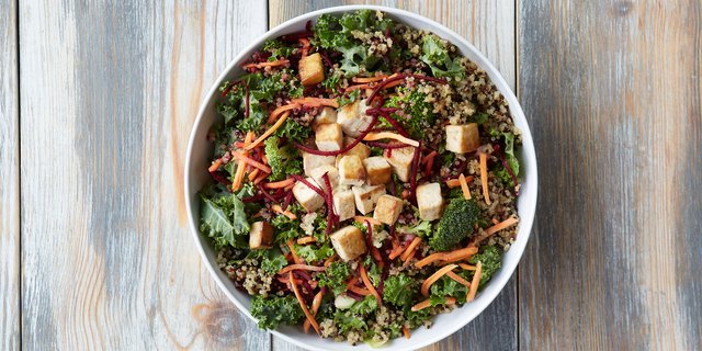 Sriracha Ginger Tofu & Ancient Grains Bowl
