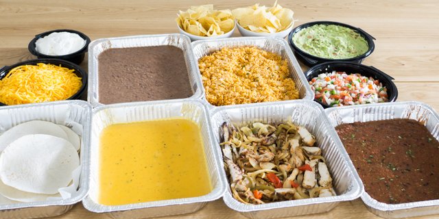 Chicken Fajitas Buffet Package