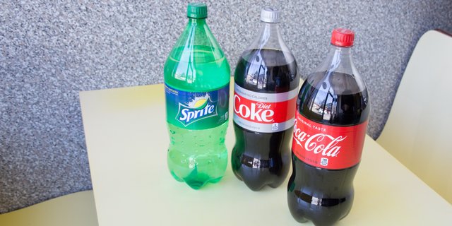 Assorted 2L Soda Bottles