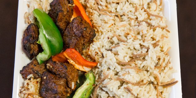 Beef Kabob Platter