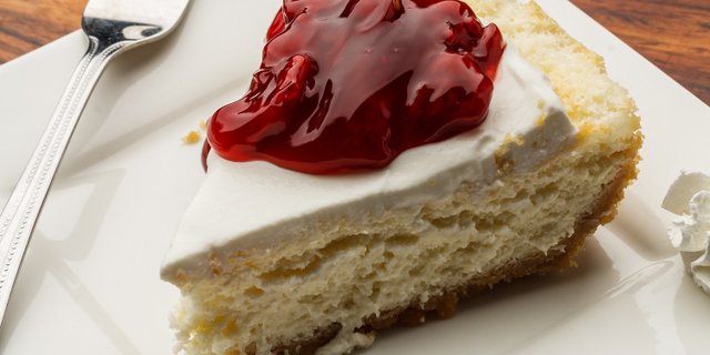 Cheesecake w/ Cherry Topping