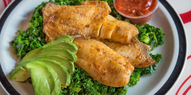 No-Carb Tilapia Plate