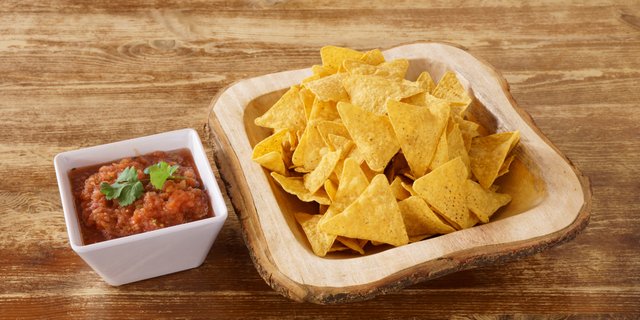 Homemade Salsa Campechana w/ Tortilla Chips