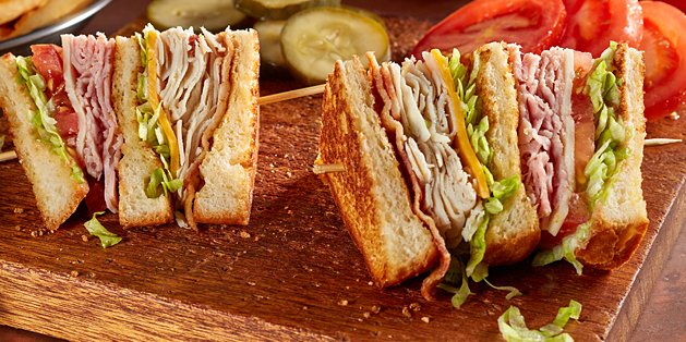 Big Fatz Club Sandwich Tray