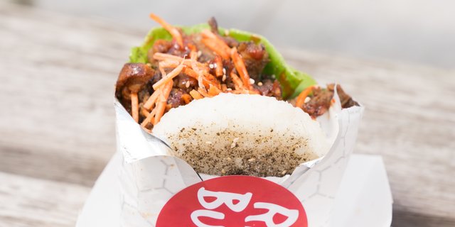 Gluten-Free Steak Rice Burger