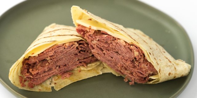Gluten-Free "Fresh from the Pot" Corned Beef Wrap